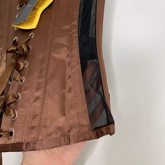 Elegant Brown Shapewear Corset - Picture 4 of 16